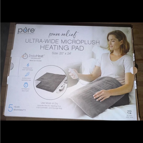 Pure Enrichment PureRelief XXL Extra Wide Heating Pad - 20"x24" - - Picture 1 of 4